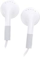 pack of 10 seattletech wholesale basic white earphones – in-ear headset bulk earbuds for iphone, ipad, android, mac, pc – 3.5mm connector logo
