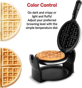 img 1 attached to Gourmia GWM448 Rotating Waffle Maker