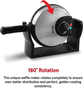 img 2 attached to Gourmia GWM448 Rotating Waffle Maker