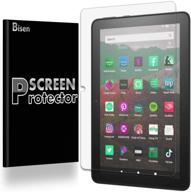 🔒 [4-pack bisen] защитная пленка для экрана fire hd 8 (10-ое поколение, 2020 год), fire hd 8 plus (10-ое поколение, 2020 год), fire hd 8 kids edition (10-ое поколение, 2020 год) - антибликовая, матовая, антипятная, пожизненная защита логотип