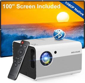 img 4 attached to 📽️ Enhanced Projection Experience with BIGASUO Bluetooth-Compatible 100-Inch Screen