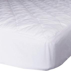 img 4 attached to 🛏️ Quilted Mattress Pad Cover: Perfect Fit for Camper/RV Bunk Bed (30x75)