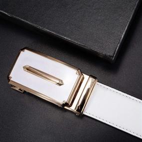 img 1 attached to 🎁 Dubulle Men's Exquisite Adjustable Birthday and Anniversary Accessories for Belts