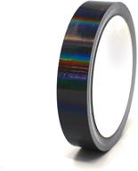 🚗 enhance your vehicle's style with finest folia vinyl stripe holograph tape | hologram black, 33ft for cars, motorcycles, bikes, rc cars, trucks, boats - decal sticker logo