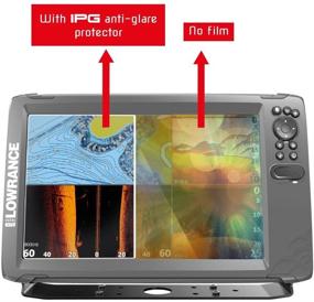 img 3 attached to 🐠 IPG Compatible Anti-Glare Lowrance HOOK2 12" Fishfinder (SC) Invisible Film Screen Protector Guard Cover with Lifetime Replacement, Bubble-Free