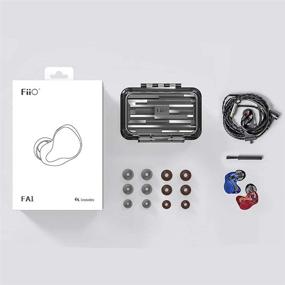 img 1 attached to 🎧 FiiO FA1 Swirl (Smoke) Дизайн съемного кабеля HiFi наушники с одним сбалансированным арматурным драйвером накладного типа для iOS и Android - Идеально подходят для использования на ПК, планшете и компьютере.