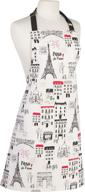 authentic now designs paris je taime basic cotton kitchen chef's apron for stylish cooks logo