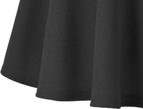 img 1 attached to Urban CoCo Women's Versatile Stretchy Flared Mini Skater Skirt - Casual & Basic