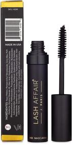 img 3 attached to 🖤 Black Safe Eyelash Extension Mascara by Lash Affair - Highly Pigmented, Long Lasting, Non-Flakey, Cruelty Free - Made in USA - 4 Month Supply