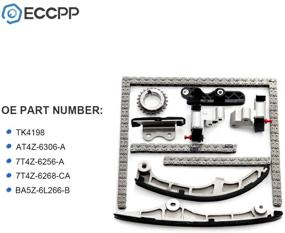 img 3 attached to 🔧 High-Quality ECCPP Engine Timing Chain Kit for Ford Mazda Lincoln Edge MKX 3.5 3.7L Engines