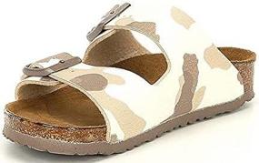 img 1 attached to Босоножки Birkenstock Arizona Disco Microfibre для мальчиков, размер 13-13.5 - модные и стильные!