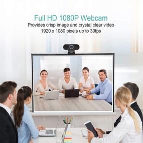 img 2 attached to 1080P Full HD Webcam with Microphone – Professional USB Web Camera for Video Calling, Conferencing, and Recording on PC, Laptop, and Desktop