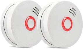 img 4 attached to 🔥 UL Listed Photoelectric Smoke Detectors – 2 Pack Fire Alarms, 9V Battery Operated (10 Year Life Time)