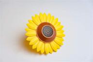 🌻 liquid rebel sunflower shower head: easy installation, fun for adults & kids - unique showerhead design logo