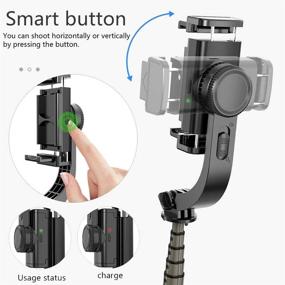 img 2 attached to Stabilizer Bluetooth Wireless Rotation Smartphones Cell Phones & Accessories