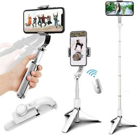 img 4 attached to Stabilizer Bluetooth Wireless Rotation Smartphones Cell Phones & Accessories