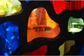 img 2 attached to 120-штучных цветных целлофанных листов - 7,5x7,5 дюймов - упаковка конфет, ремесла своими руками и декор - цветные прозрачные листы в 8 ярких цветах.
