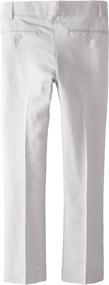 img 1 attached to 👦 Isaac Mizrahi Slim Linen Boys' Pants - Stylish Clothing for Boys