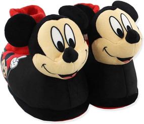 img 2 attached to 🐭 Disney Mickey Mouse Baby Shoes Slippers for Boys