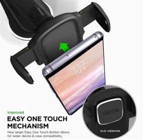 img 3 attached to iOttie Easy One Touch 5 Universal Car Mount Phone Holder for iPhone, Samsung, Moto, Huawei, Nokia, LG, Smartphones - Dashboard & Windshield Desk Stand