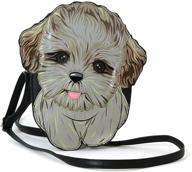 🐶 adorable shih tzu puppy shoulder crossbody bag logo