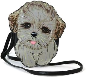 img 3 attached to 🐶 Adorable Shih Tzu Puppy Shoulder Crossbody Bag