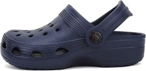 img 2 attached to 👣 Boy's Navy Classic Graphic Sandals: Stylish and Breathable Outdoor & Indoor Shoes