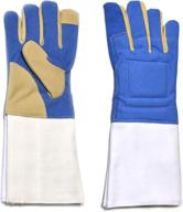 🔒 enhance your fencing performance with leonark fencing gloves for foil and saber logo