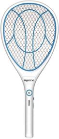 img 4 attached to 🦟 Night Cat Bug Zapper Racket: USB Charging, LED Lighting, Double Layer Protection, Detachable Handle - Effective Electric Fly Swatter and Mosquito Killer