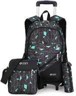 meetbelify rolling backpacks багажная тележка логотип