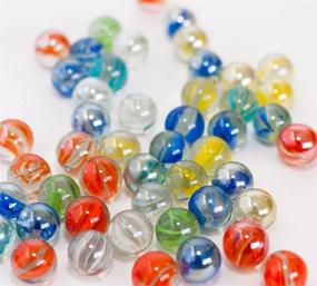 img 4 attached to 🎮 Enhance Your Gaming Experience with Liangfen 30Pcs Marbles Glass Sling: Immerse Yourself in Fun!