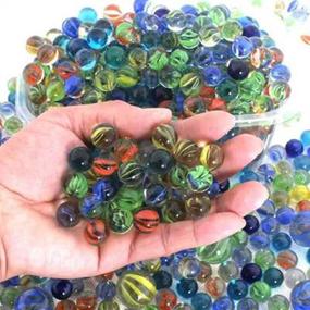 img 3 attached to 🎮 Enhance Your Gaming Experience with Liangfen 30Pcs Marbles Glass Sling: Immerse Yourself in Fun!
