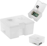 📦 vilros raspberry pi 4 compatible case with preinstalled fan - white opaque | ideal for use and storage logo