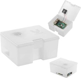 img 4 attached to 📦 Vilros Raspberry Pi 4 Compatible Case with Preinstalled Fan - White Opaque | Ideal for Use and Storage