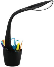 img 4 attached to Enhance Your Workstation with OttLite LED Desk Space Organizer Lamp - 4 Brightness Levels and Added Storage!