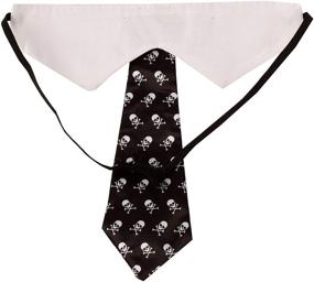 img 2 attached to Skull Print Tie Medium Large