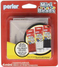 img 2 attached to 💡 Optimized Search: Perler Mini Beads Tray Bundle - Warm, Cool, Neutral, and Rainbow with Tweezers and Pegboards for Creative Projects
