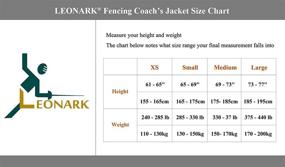 img 4 attached to LEONARK Fencing Coach Vest Professional Sports & Fitness