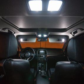 img 1 attached to 🚗 LED Interior Dome Roof Light - Jeep Grand Cherokee LED Light Kit (1999-2004) - Accessories for Map Dome Trunk License Light - 11pcs/pkg
