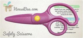 img 4 attached to 👶 Child-Safe 5-Inch Scissors (Pink) - Enhanced SEO