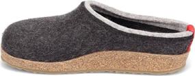 img 2 attached to HAFLINGER Grizzly Kris Clog Charcoal Men's Shoes and Mules & Clogs