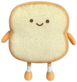 img 4 attached to 🍞 VHYHCY Toast Bread Pillow: Adorable Plush Toy Sofa Pillow for Toast Lovers!