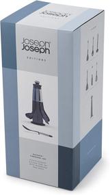 img 1 attached to 🌟 Convenient and Stylish: Joseph Joseph Elevate Carousel Nylon Kitchen Utensil Set with Rotating Stand, 6-piece in Sky Color