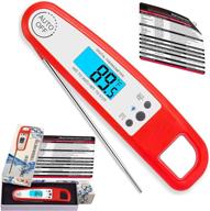 water-resistant digital bbq thermometer - super accurate meat, food, and candy probe for instantaneous readings logo