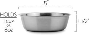 img 2 attached to 🍽️ Delightful Stainless Steel Dishware for Toddlers: Perfect Portion Control for Children's Desserts