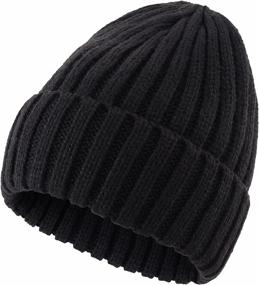 img 4 attached to Connectyle Unisex Beanie Slouchy Ribbed Outdoor Recreation and Outdoor Clothing