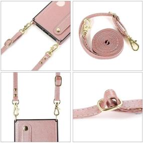 img 2 attached to 👜 ZYZX Wallet Case for Samsung Galaxy S20 FE 5G - Removable Adjustable Leather Crossbody Card Holders Case with Neck Strap Lanyard, Shoulder Strap, and Kickstand - KB Rose