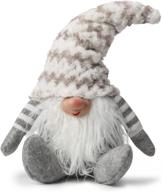 🎅 swedish tomte gnome decor - handmade holiday gnome christmas ornaments: 15" plush gnome tabletop decoration & gifts for christmas day логотип