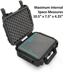 img 1 attached to 📟 Customizable Foam Case for Garmin Striker 4, Humminbird Helix 7, Magellan TR7 Trail, Lowrance HOOK2 4X GPS & Fish Finders - Waterproof Boating Case (CASE ONLY)