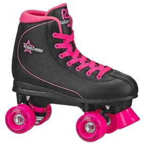 img 4 attached to 🛼 Women's Roller Derby Roller Star 600 Skates in Black/Pink - Size 08: High-Performance and Style in One!